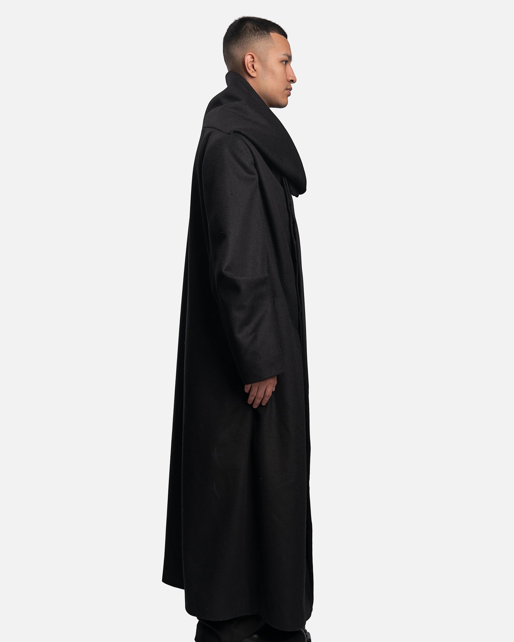 Goomheo Men's Jackets Igloo Coat in Aubergine Black