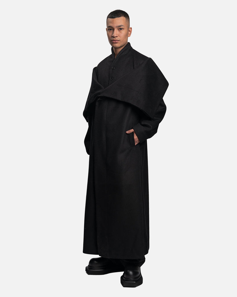 Goomheo Men's Jackets Igloo Coat in Aubergine Black
