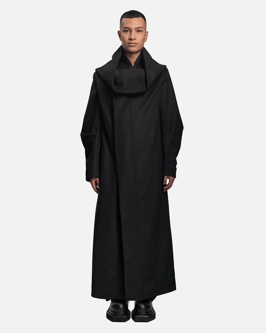 Goomheo Men's Jackets Igloo Coat in Aubergine Black