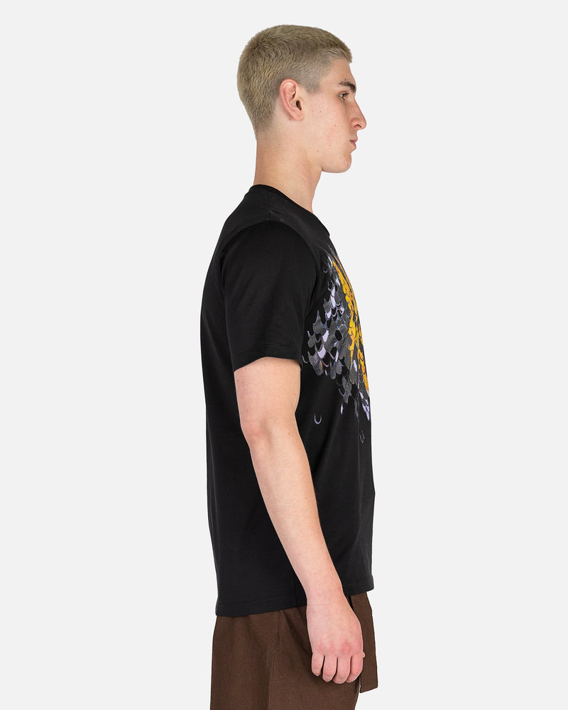 Marni Men's T-Shirts Impressions Logo T-Shirt in Black
