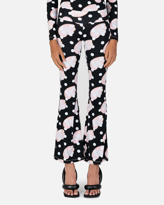 Sandy Liang Women Pants Inch Pants in Black Wing Print