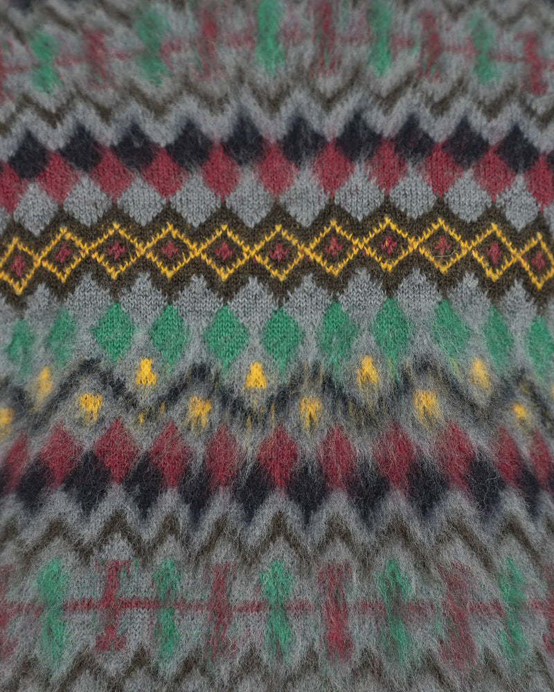 Maison Margiela mens sweater Intarsia Knit Crewneck Jumper in Multi