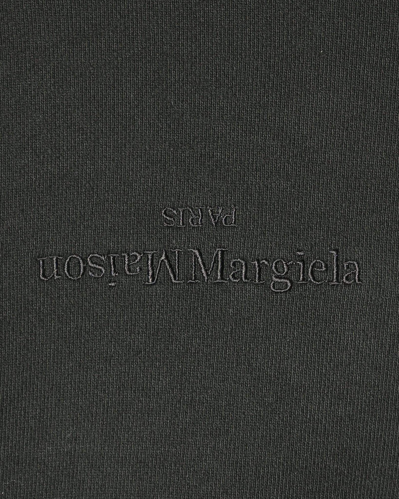 Maison Margiela Men's Sweatshirts Inverse Logo Hoodie in Black