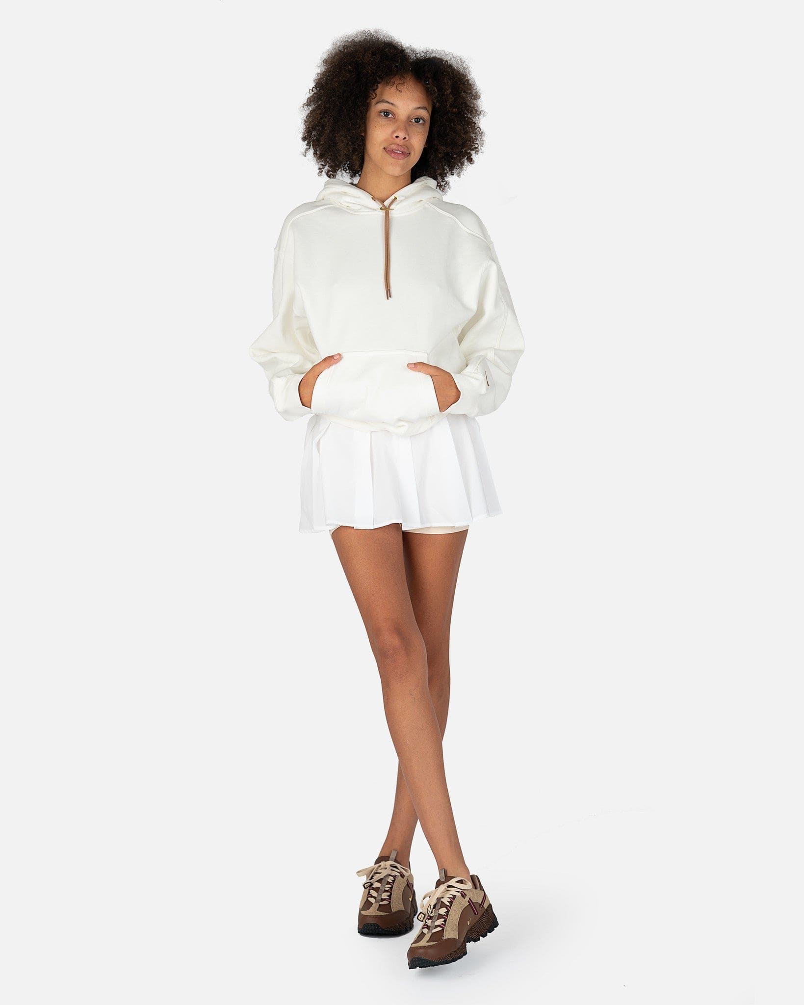 Nike Women Skirts Jacquemus Skirt in Pearl/White
