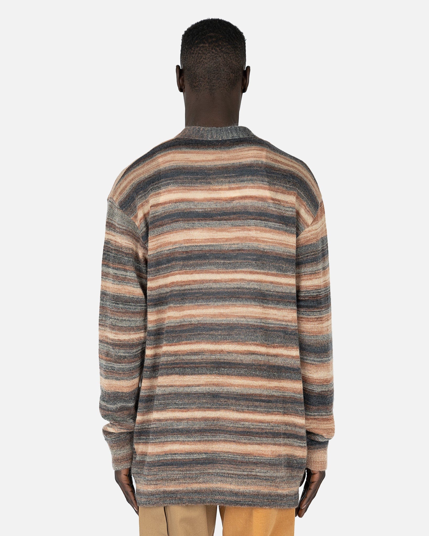 Dries Van Noten mens sweater Jaoud Cardigan in Brown