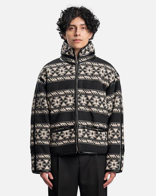 Isabel Marant Homme Men's Jackets Jelkinson Jacquard Jacket in Black