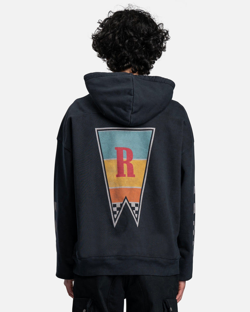 Rhude Men's Sweatshirts Joyride Hoodie in Vintage Black