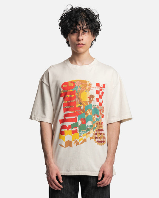 Rhude Men's T-Shirts Joyride T-Shirt in Vintage White