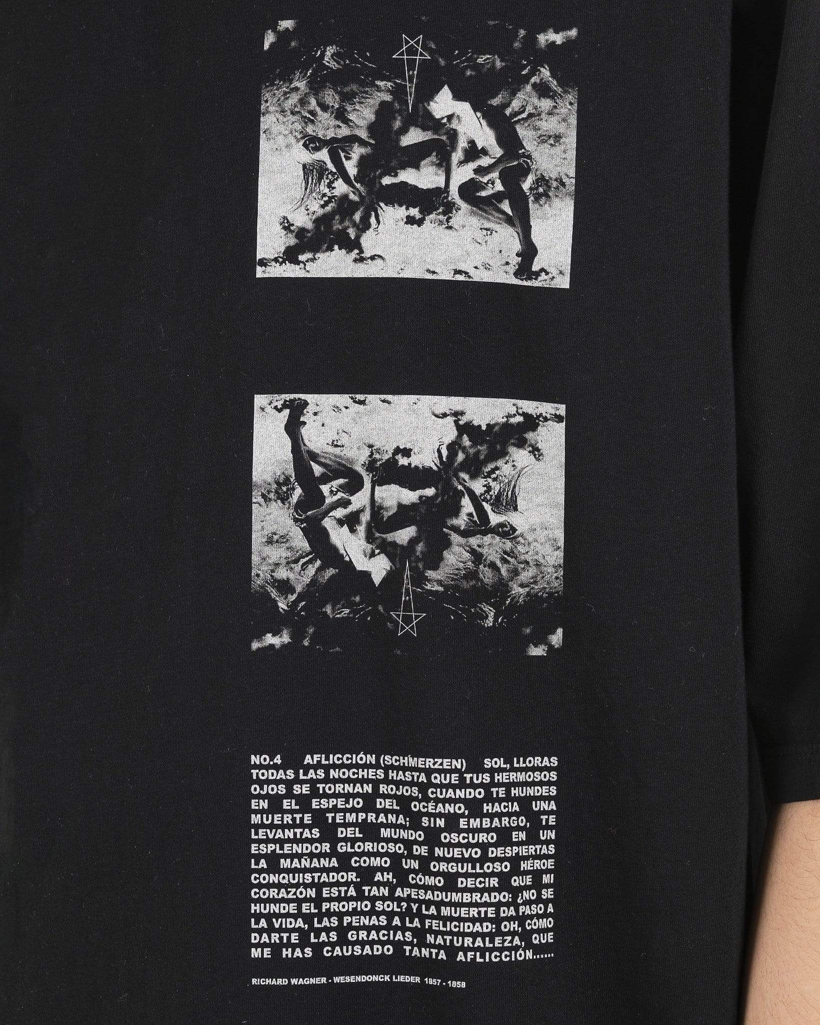 Rick Owens DRKSHDW Men's T-Shirts Jumbo Tee in Black