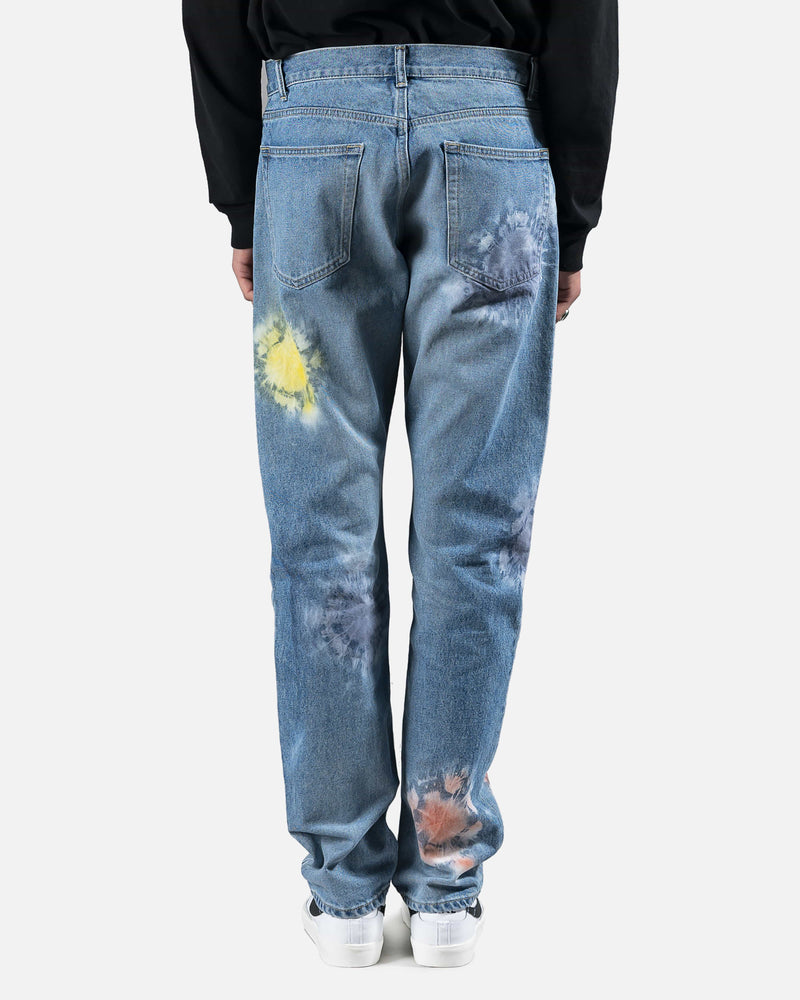 John Elliott Men's Jeans Kane 2 Denim in Shibori Bloom