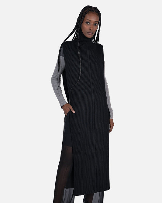 Peter Do Women Tops Knit Cape Tunic in Black