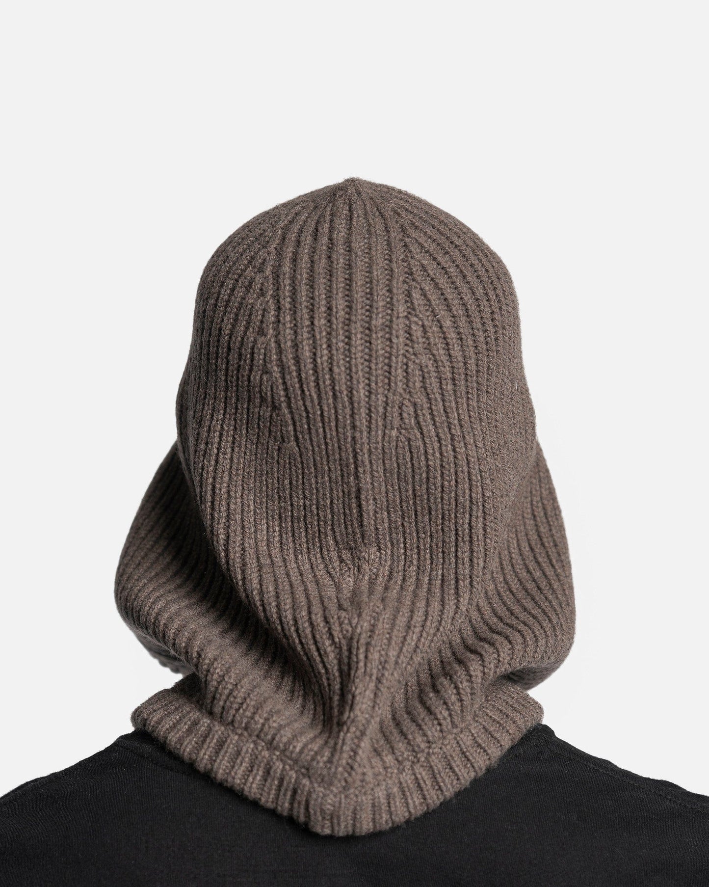 Rick Owens Men's Hats Knit Hood in Dust