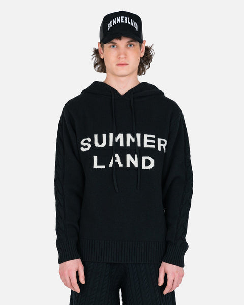 Knit Hoodie in Black – SVRN