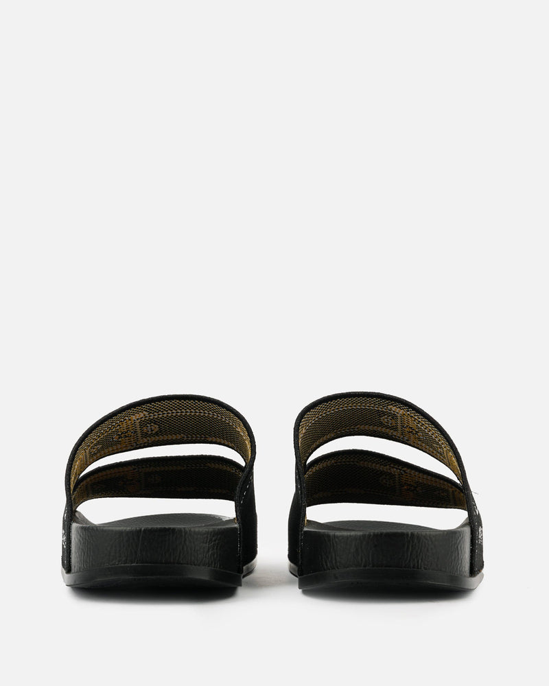 Marni Unisex Sandals Knitted Slide in Black/Gold