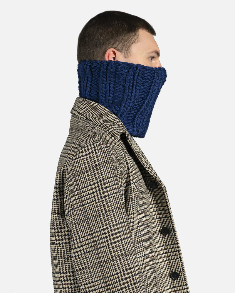 JW Anderson Scarves Knitted Snood in Navy