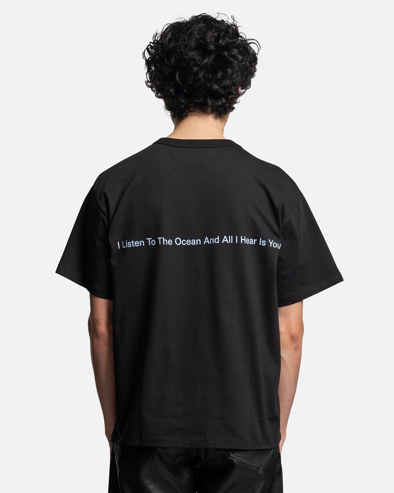 MISBHV Men's T-Shirts La Donna Del Lago T-Shirt in Black