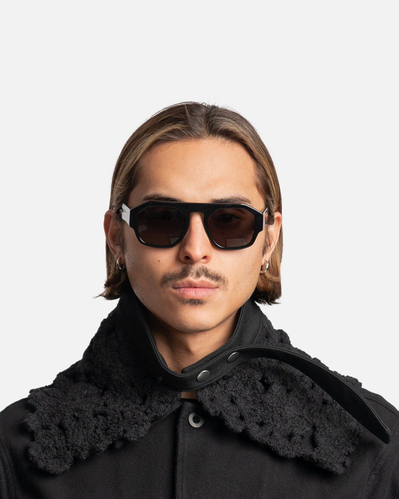 Jil Sander Scarves Lace Collar 1 in Black