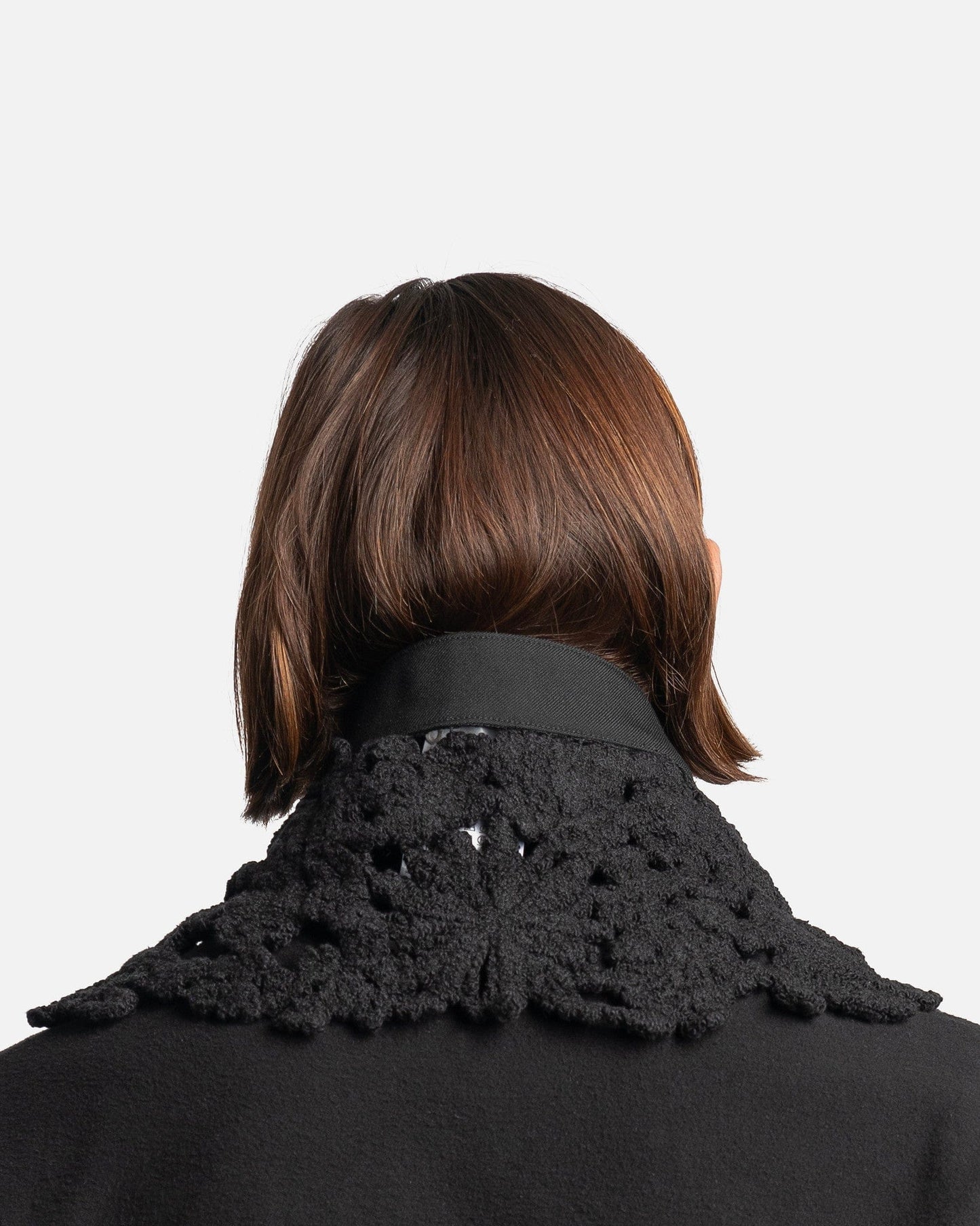 Jil Sander Scarves Lace Collar 1 in Black