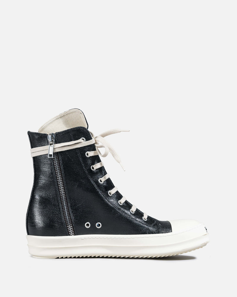Lacquered High Top Ramones in Black – SVRN