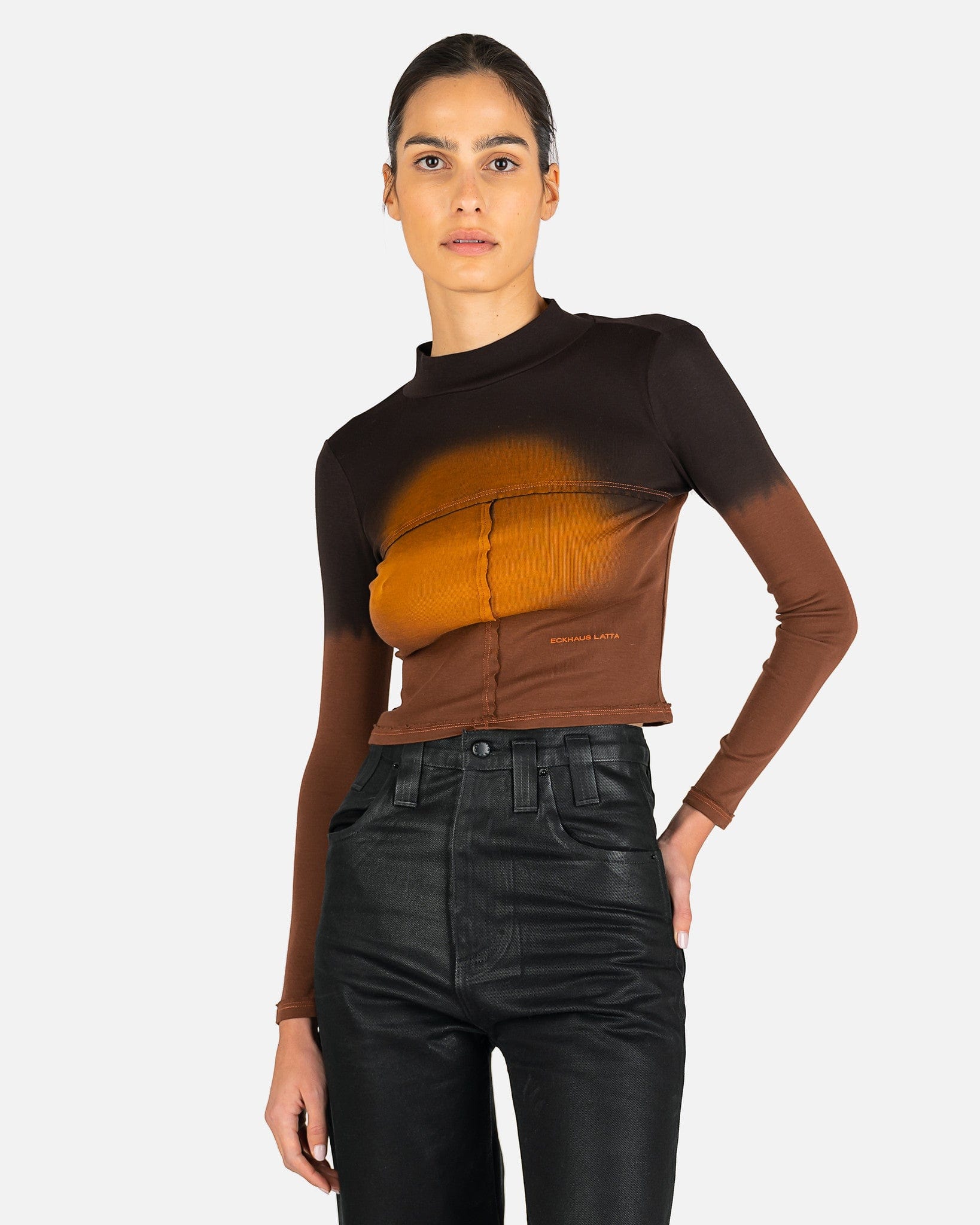 Lapped Baby Turtleneck in Aura – SVRN Lapped Baby Turtleneck in Aura – SVRN