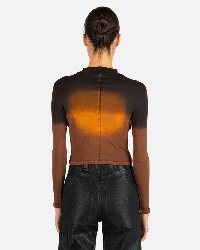 Eckhaus Latta Women Tops Lapped Baby Turtleneck in Aura