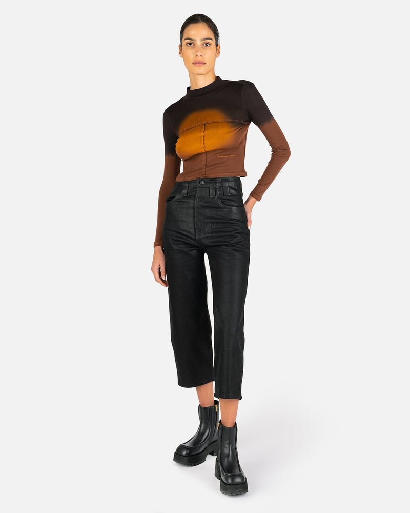 Eckhaus Latta Women Tops Lapped Baby Turtleneck in Aura