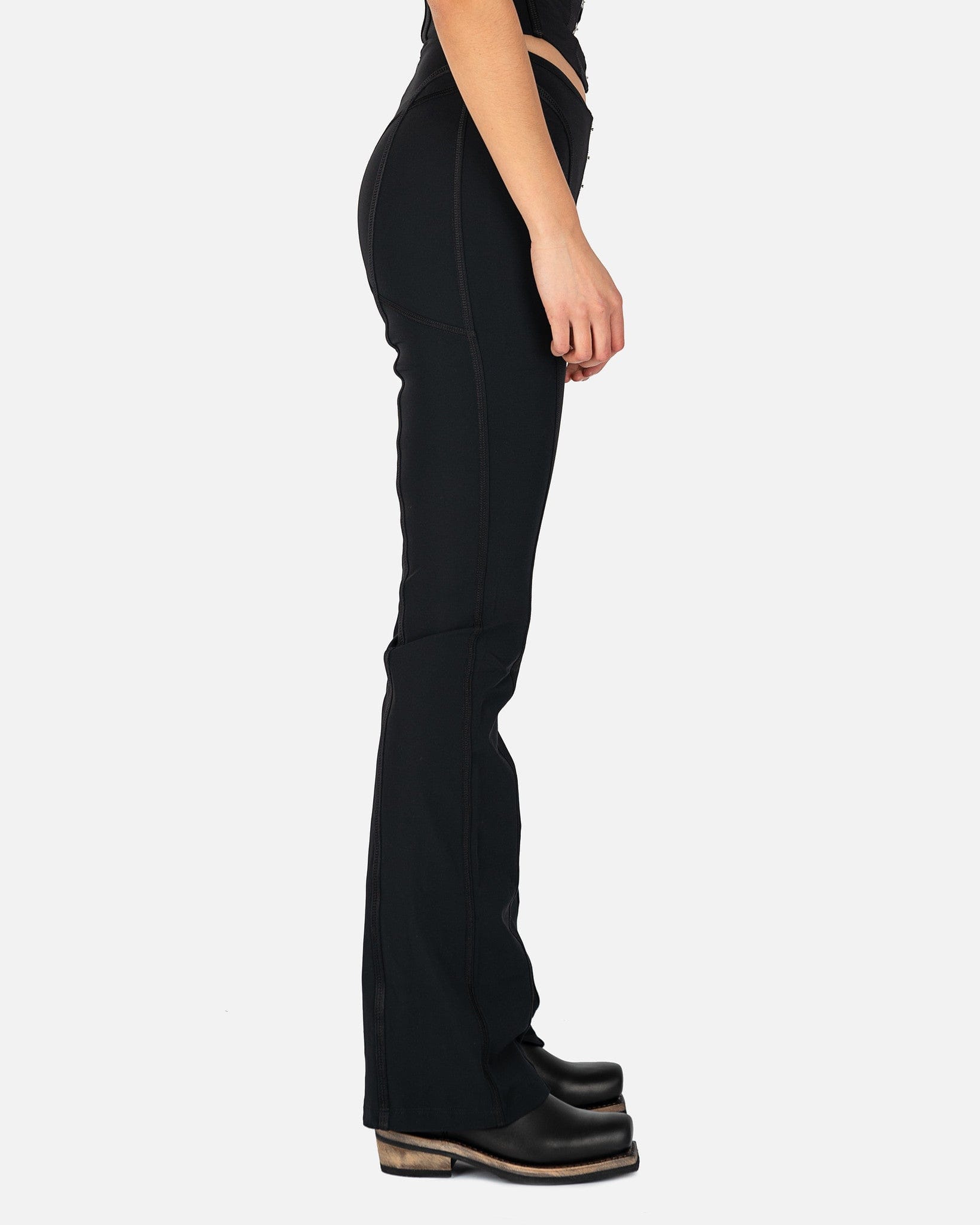 パンツ MISBHV Woman Pants Black 250W302 BLACK Lara Trousers in Black – SVRN