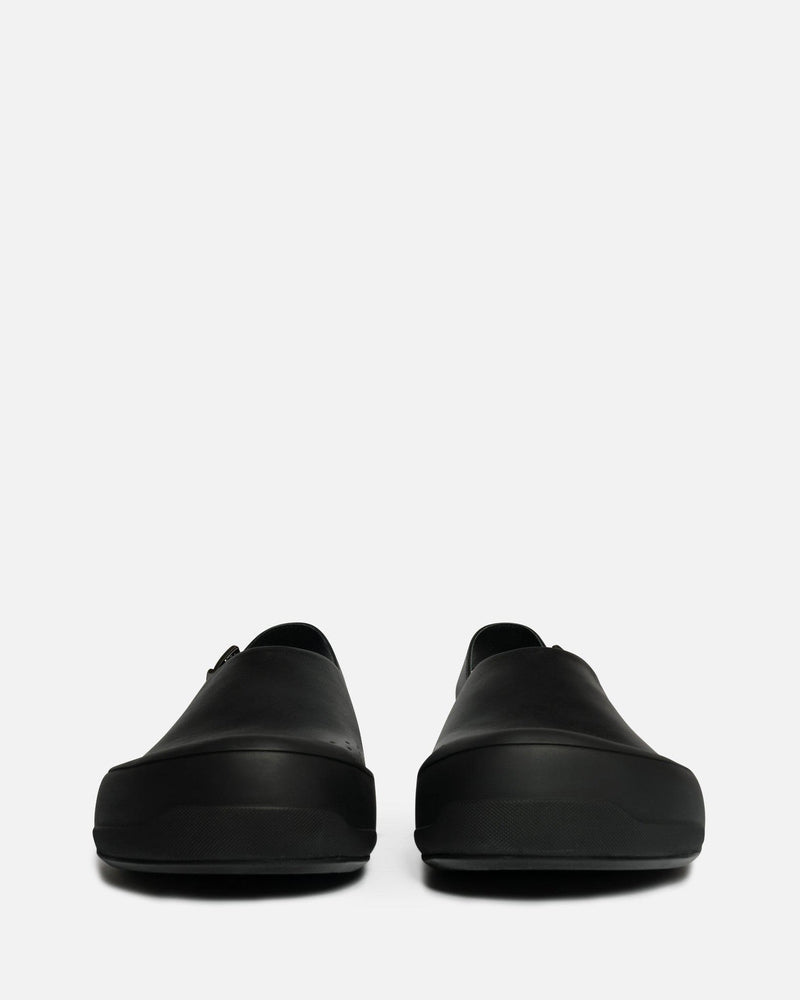 Marni Men's Shoes Leather and Suede Sabot in Black