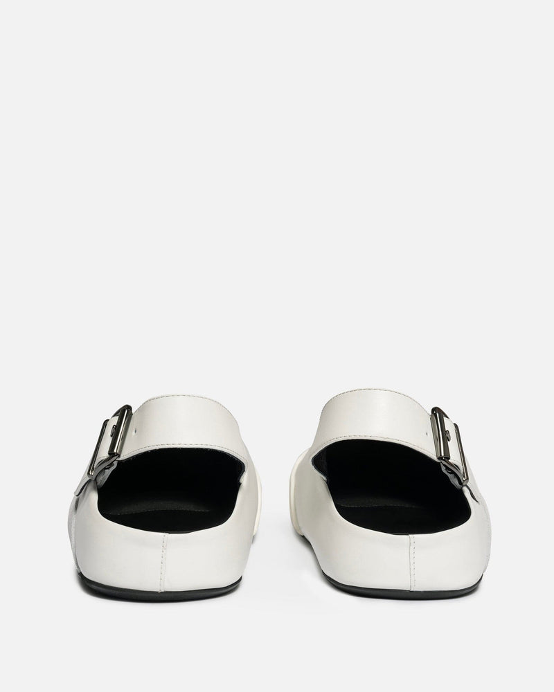 Marni Men's Shoes Leather and Suede Sabot in White