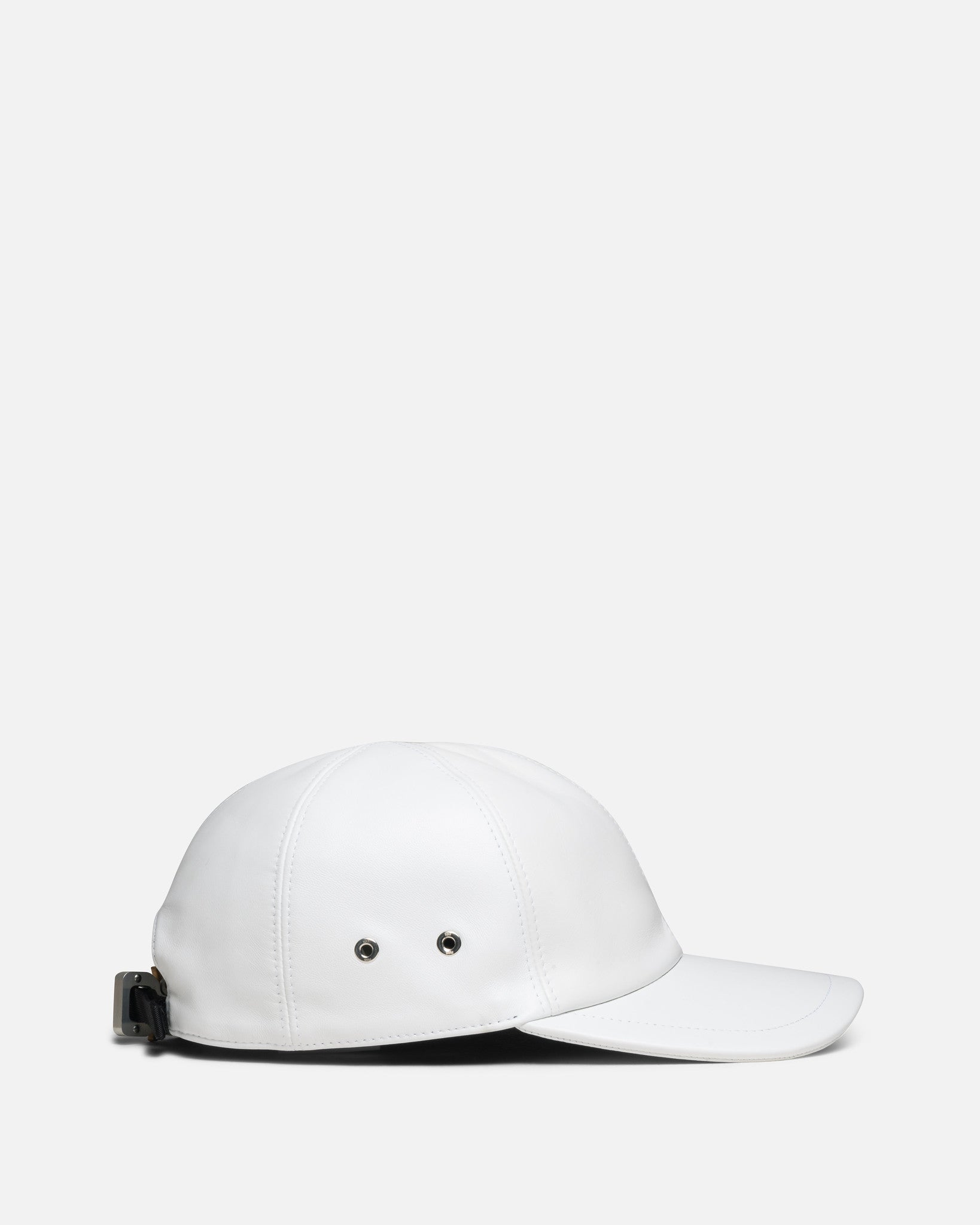 1017 ALYX 9SM Men's Hats O/S Leather Baseball Cap in White