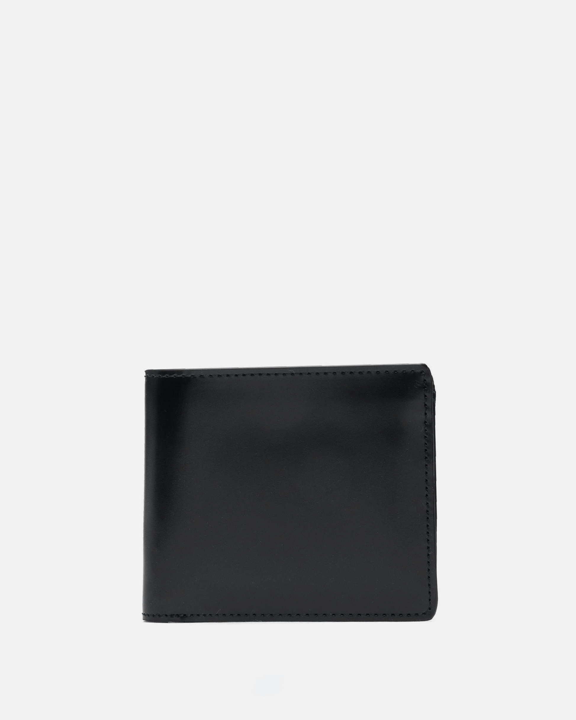 Maison Margiela Leather Goods Leather Bifold in Black