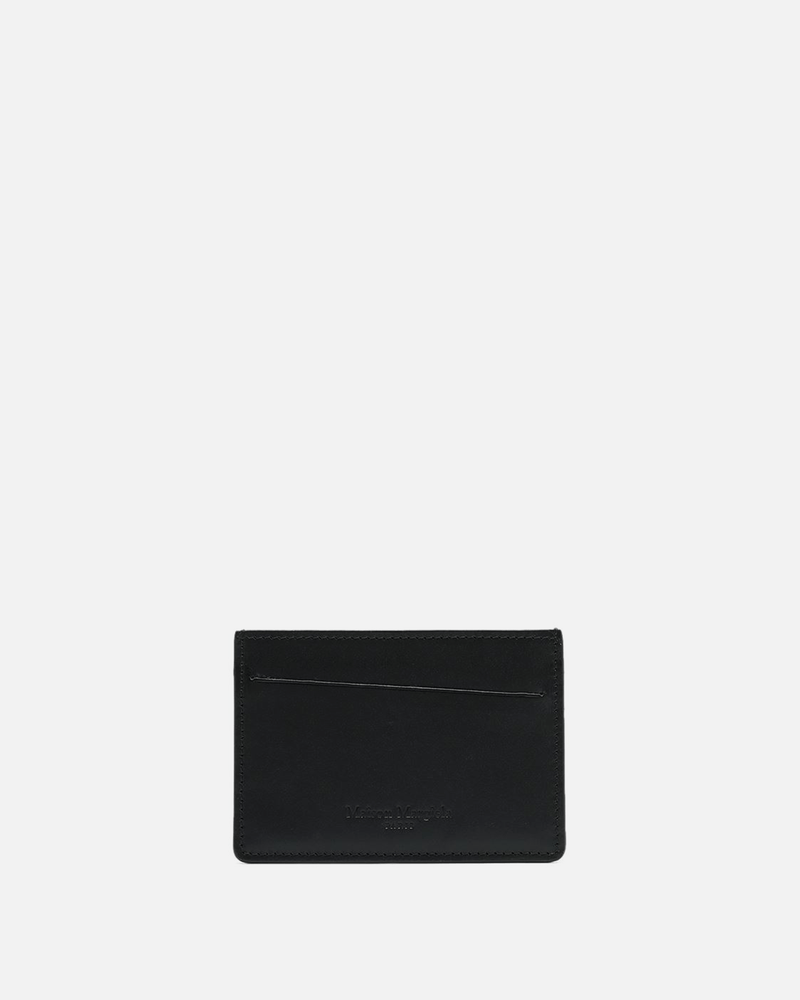 Maison Margiela Leather Goods Leather Cardholder in Silver
