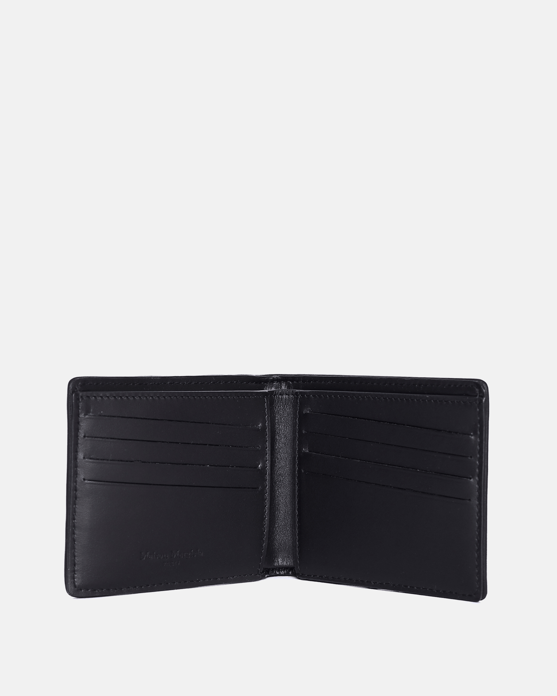 Maison Margiela Leather Goods Leather Glam Slam Wallet in Black