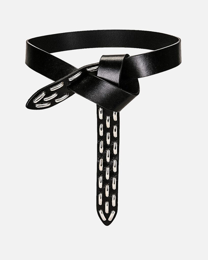 Isabel Marant Etoile Leather Goods Lecce Belt in Black