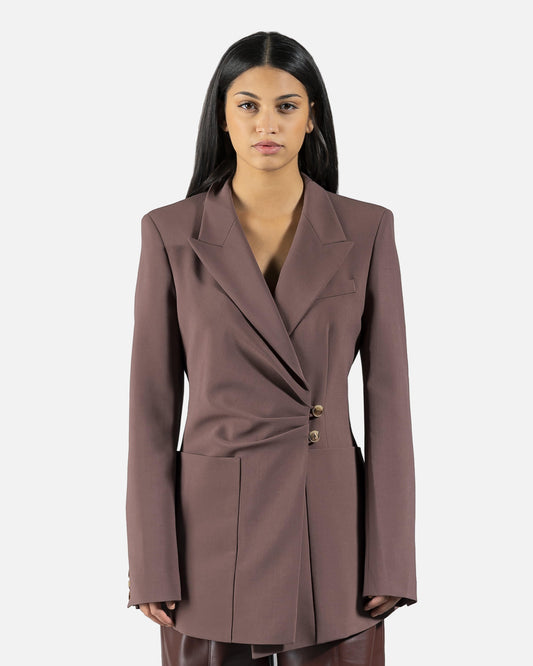 Nanushka Women Jackets Leda Blazer in Nutmeg