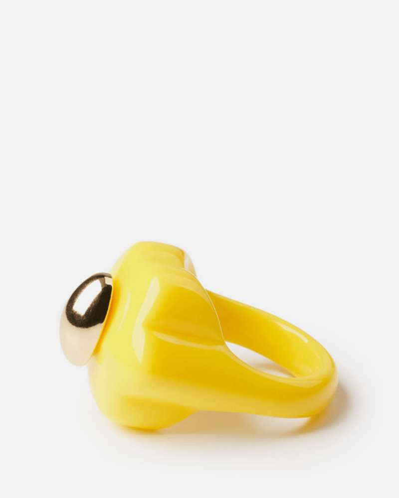 La Manso Jewelry Lego Ego Ring in Yellow