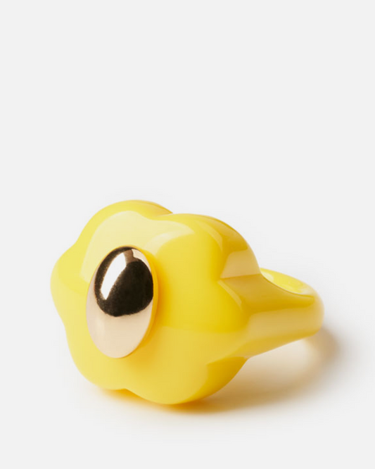 La Manso Jewelry Lego Ego Ring in Yellow