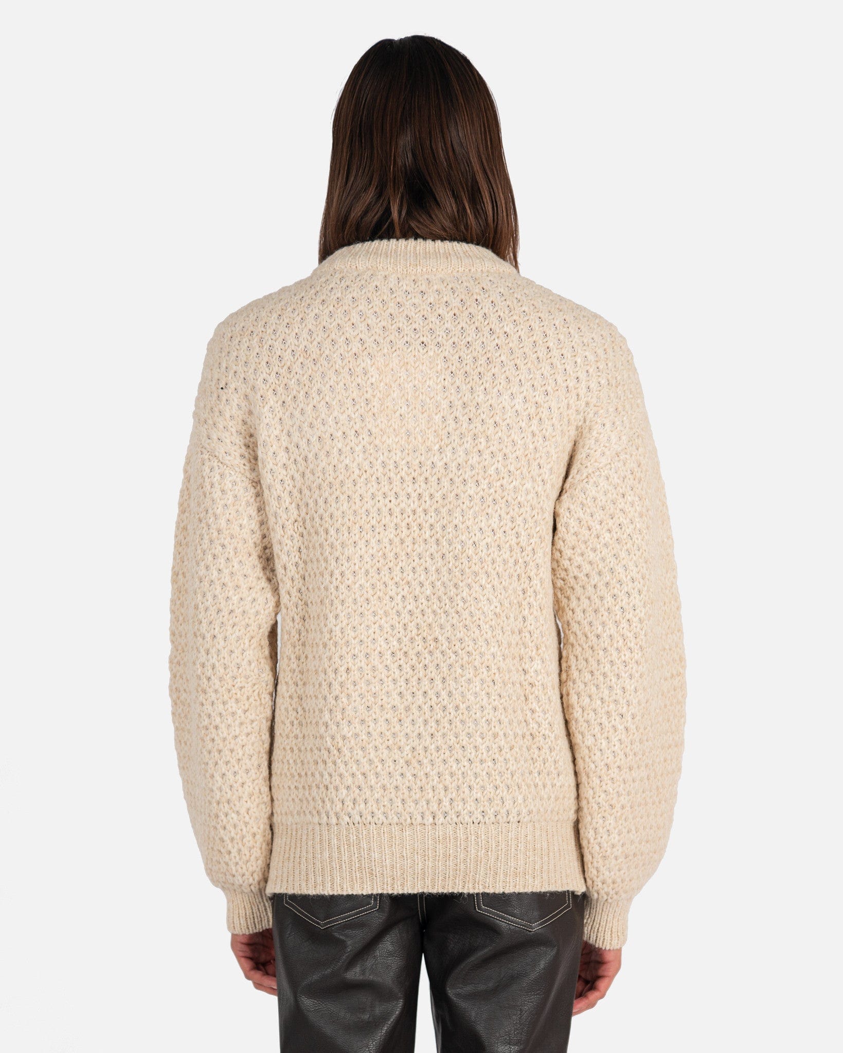 Séfr Men's Sweater Leonard Sweater in Two-Tone Wool