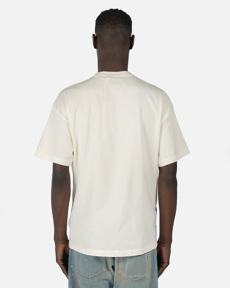 Rhude Men's T-Shirts Leopard T-Shirt in Vintage White