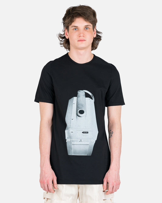 Rick Owens DRKSHDW Men's T-Shirts Level T-Shirt in Black/Milk