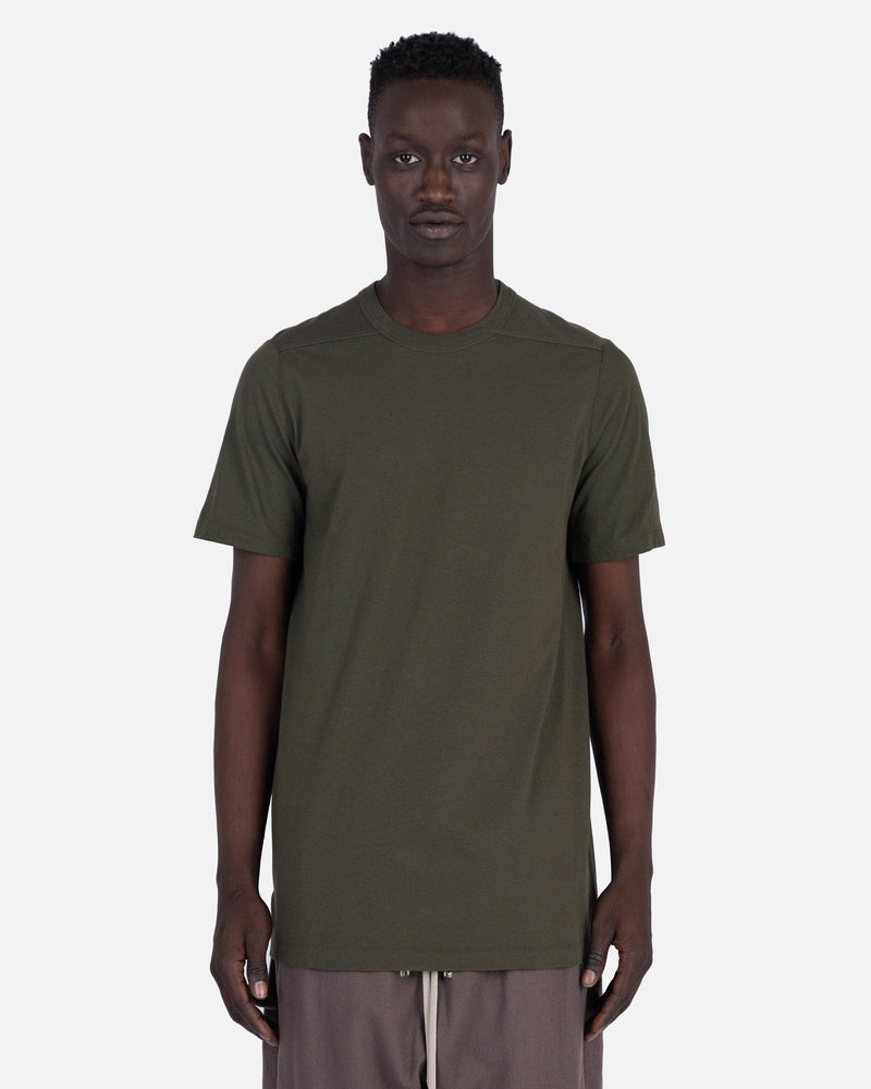 Rick Owens Men's T-Shirts Level T-Shirt in Green