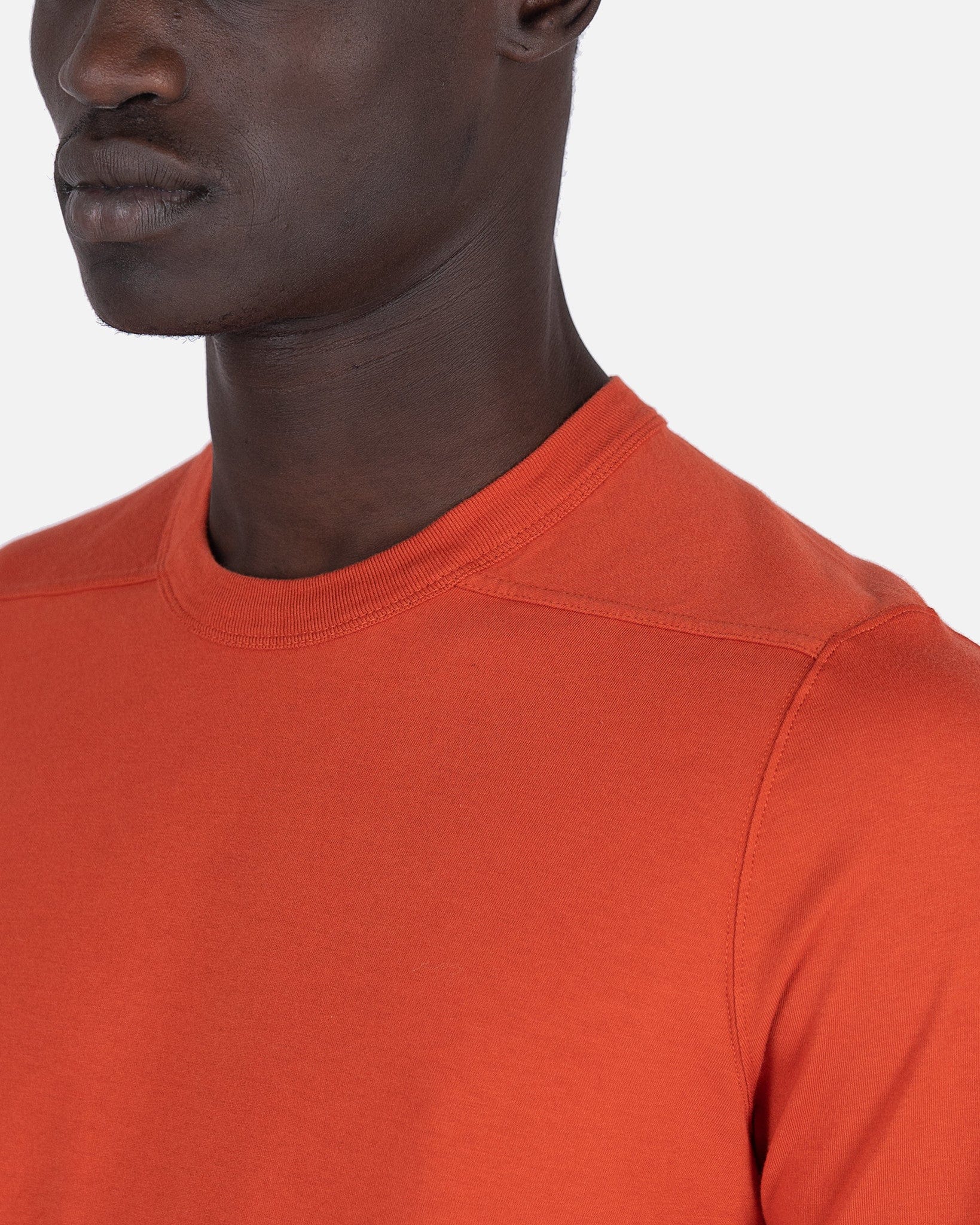 Rick Owens Men's T-Shirts Level T-Shirt in Orange