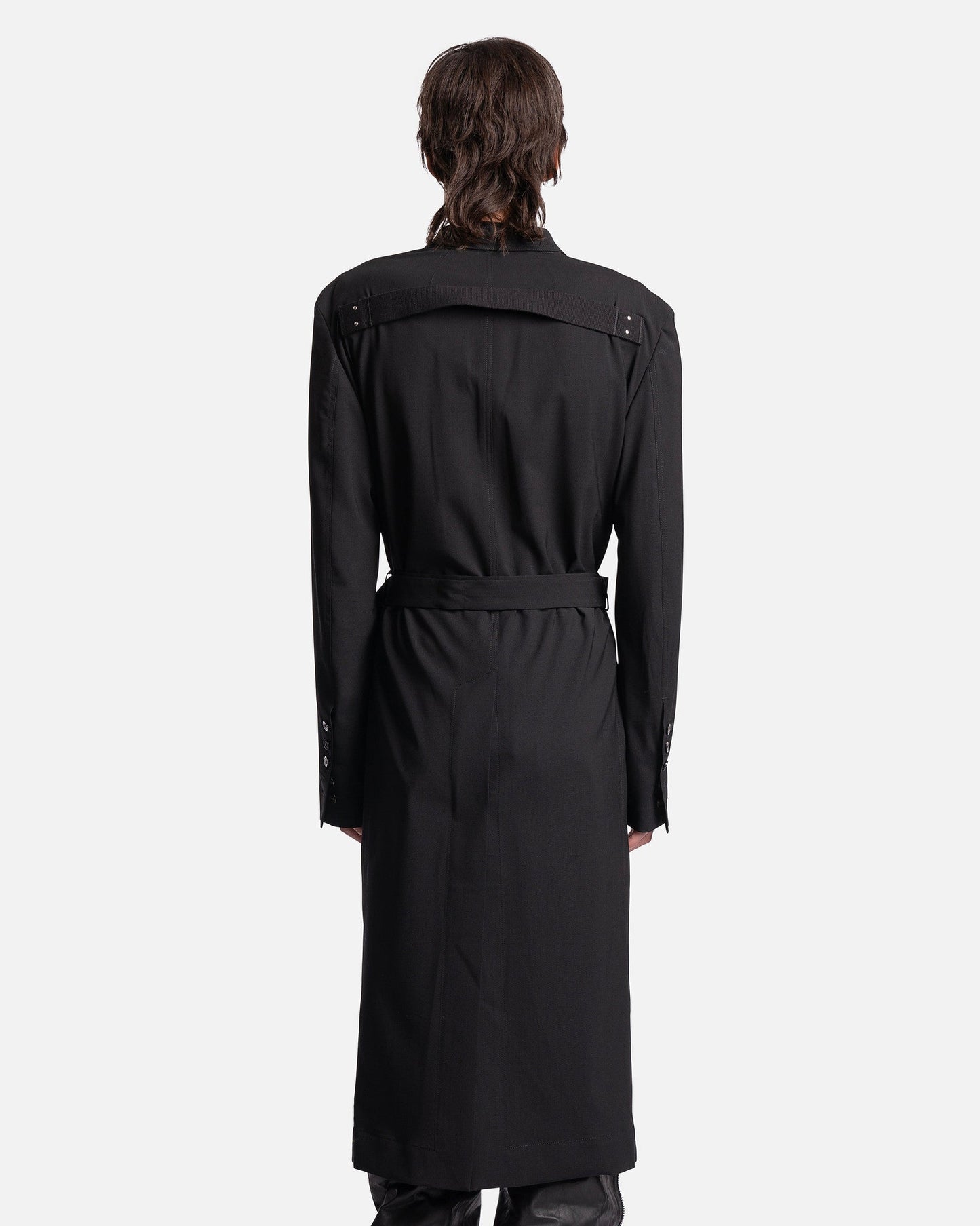 Rick Owens Lido Coat in Black