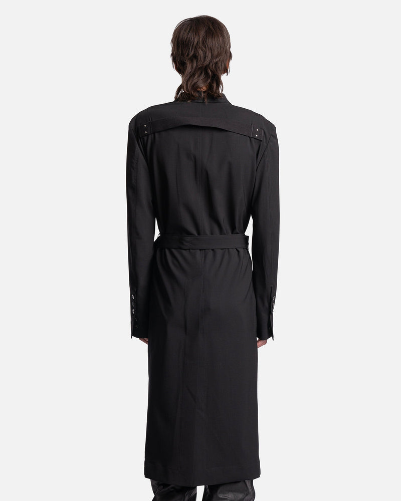 Rick Owens Lido Coat in Black