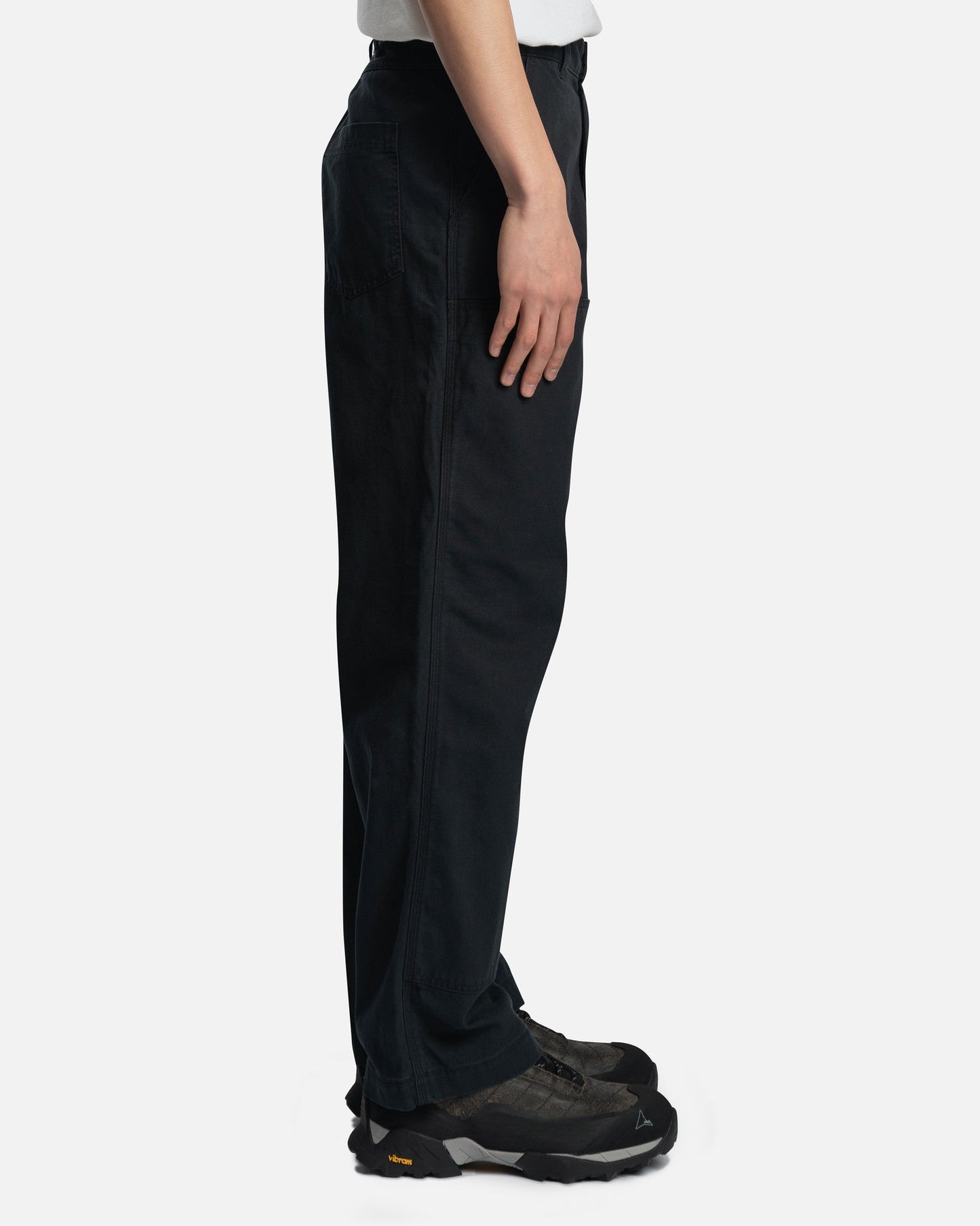 Nike Men's Pants Life Double Panel Pants in Black/White