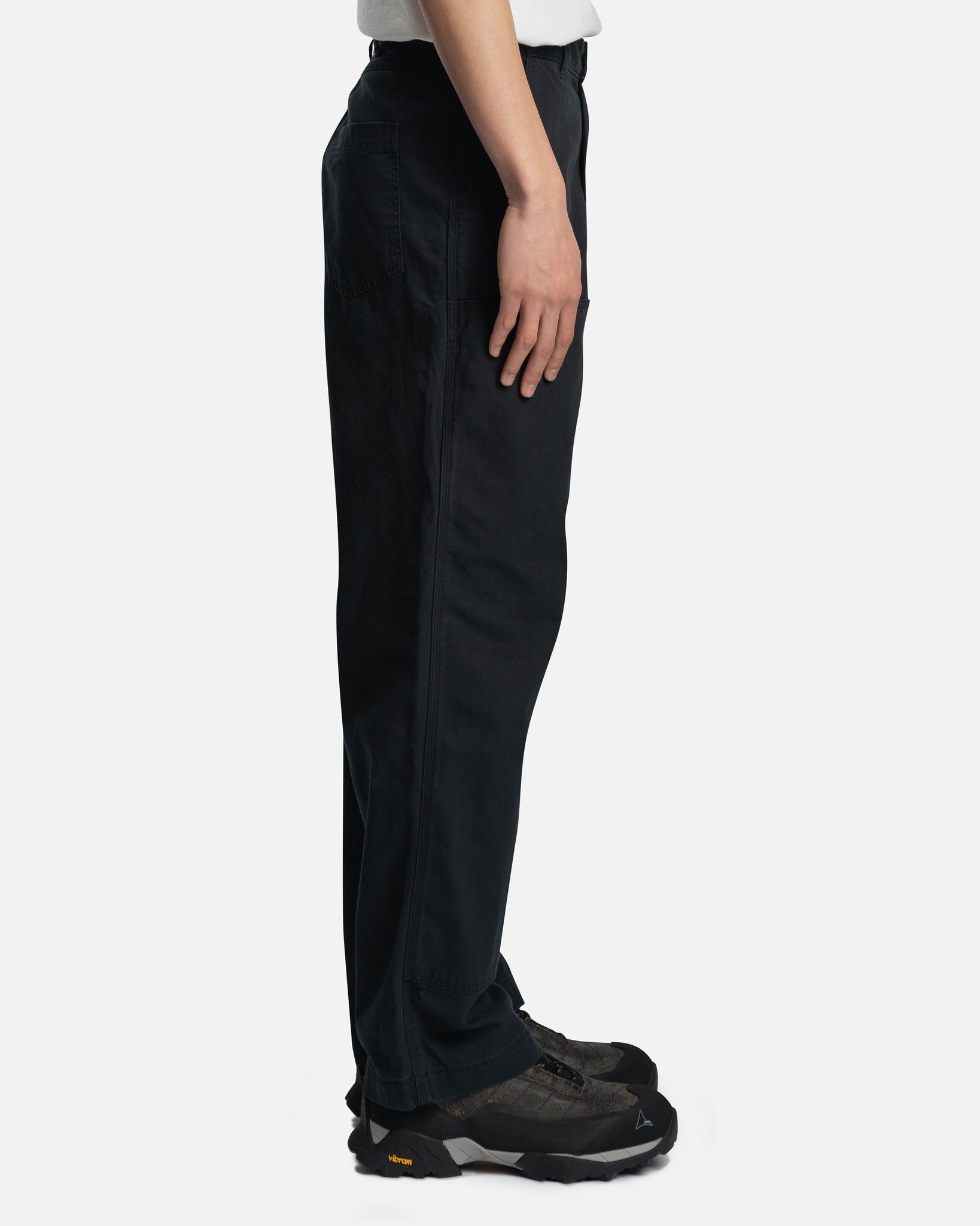 Nike Men's Pants Life Double Panel Pants in Black/White