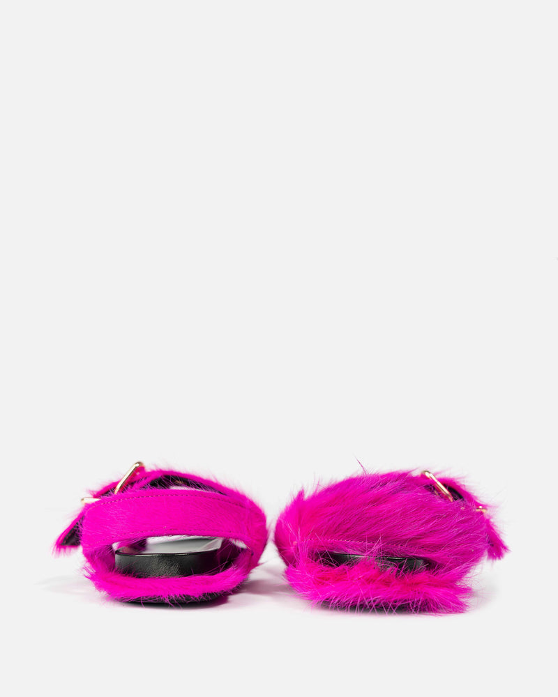 Marni Women Sandals Light Two Buckle Sandal in Fuchsia