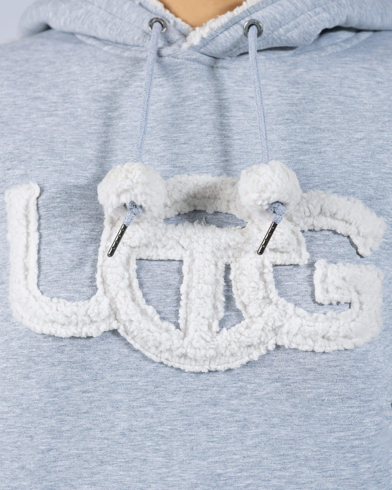 UGG x Telfar Women Bags Logo Hoodie in Heather Grey