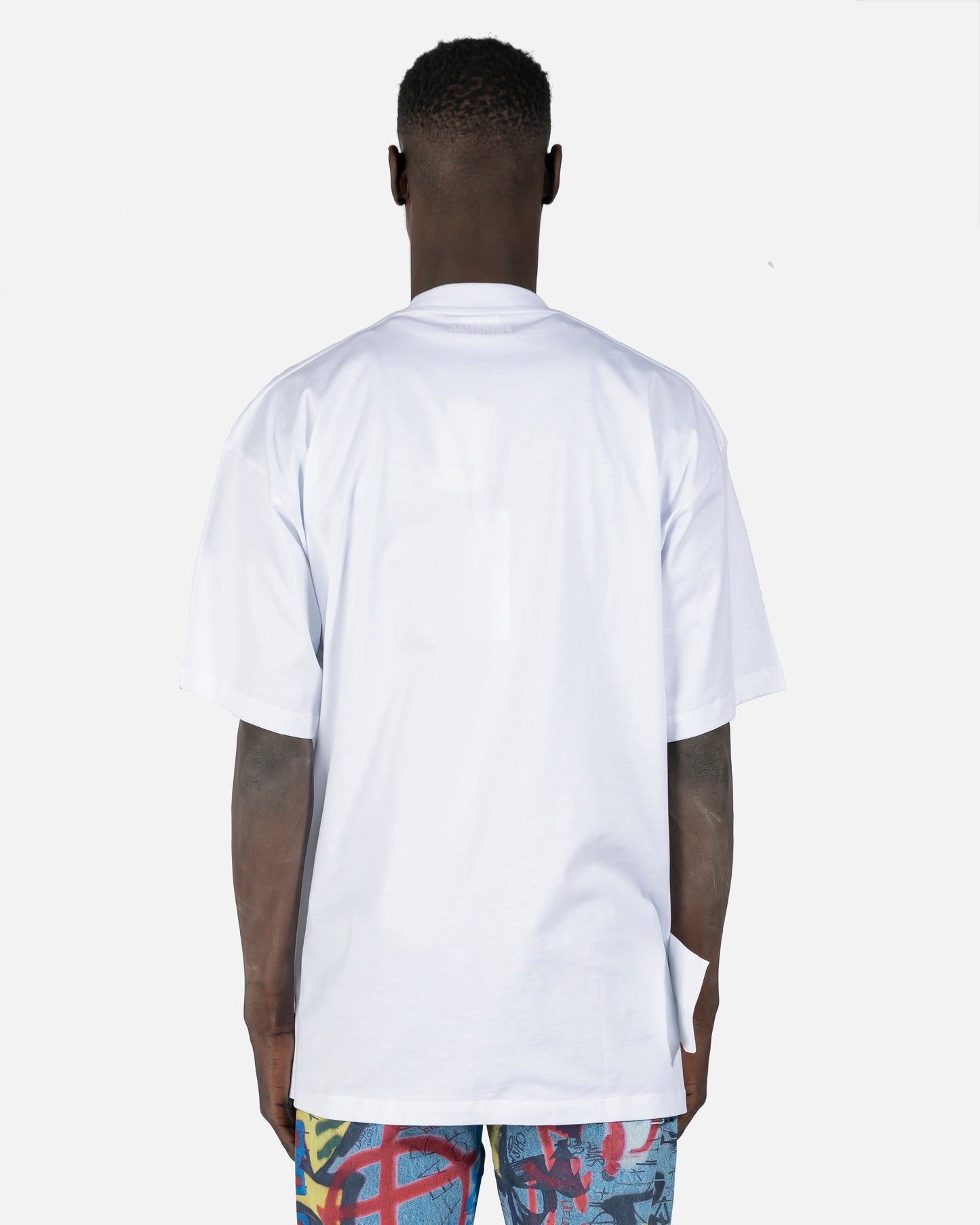 VETEMENTS Men's T-Shirts Logo Label T-Shirt in White