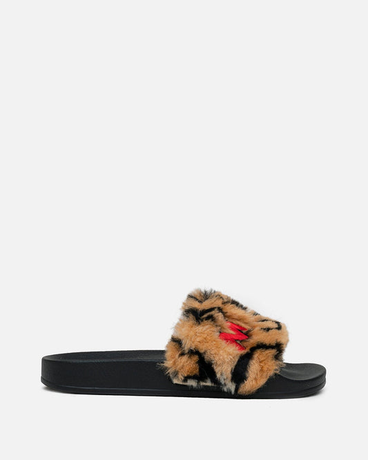 Marni Women Sandals Logo Print Sandals in Leopard Print